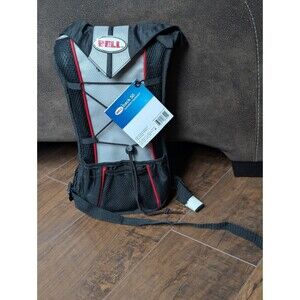 Bell Hydration Pack 2 Liter Bladder Backpack Red Black New Hiking Water Pack